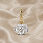 2.00 CTW Solitaire Oval Cut Lab Grown Diamond Pendant
