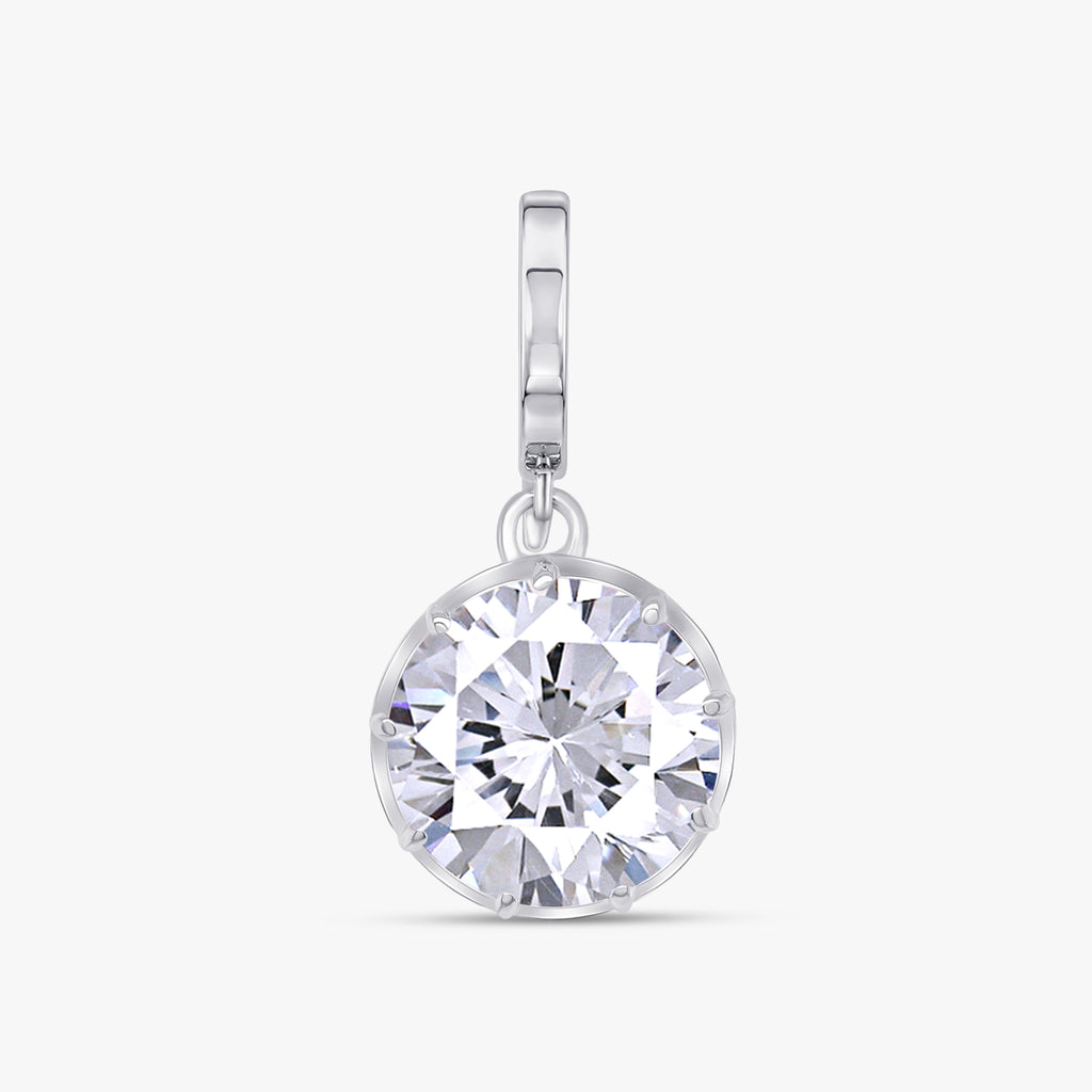 3 CTW Round Diamond Classic Solitaire Pendant