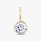 3 CTW Round Diamond Classic Solitaire Pendant