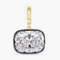 7.00 Carat Cushion Cut Lab Grown Diamond Solitaire Pendant Necklace