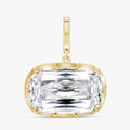 7.00 Carat Ashoka Cut Lab Grown Diamond Solitaire Pendant Necklace