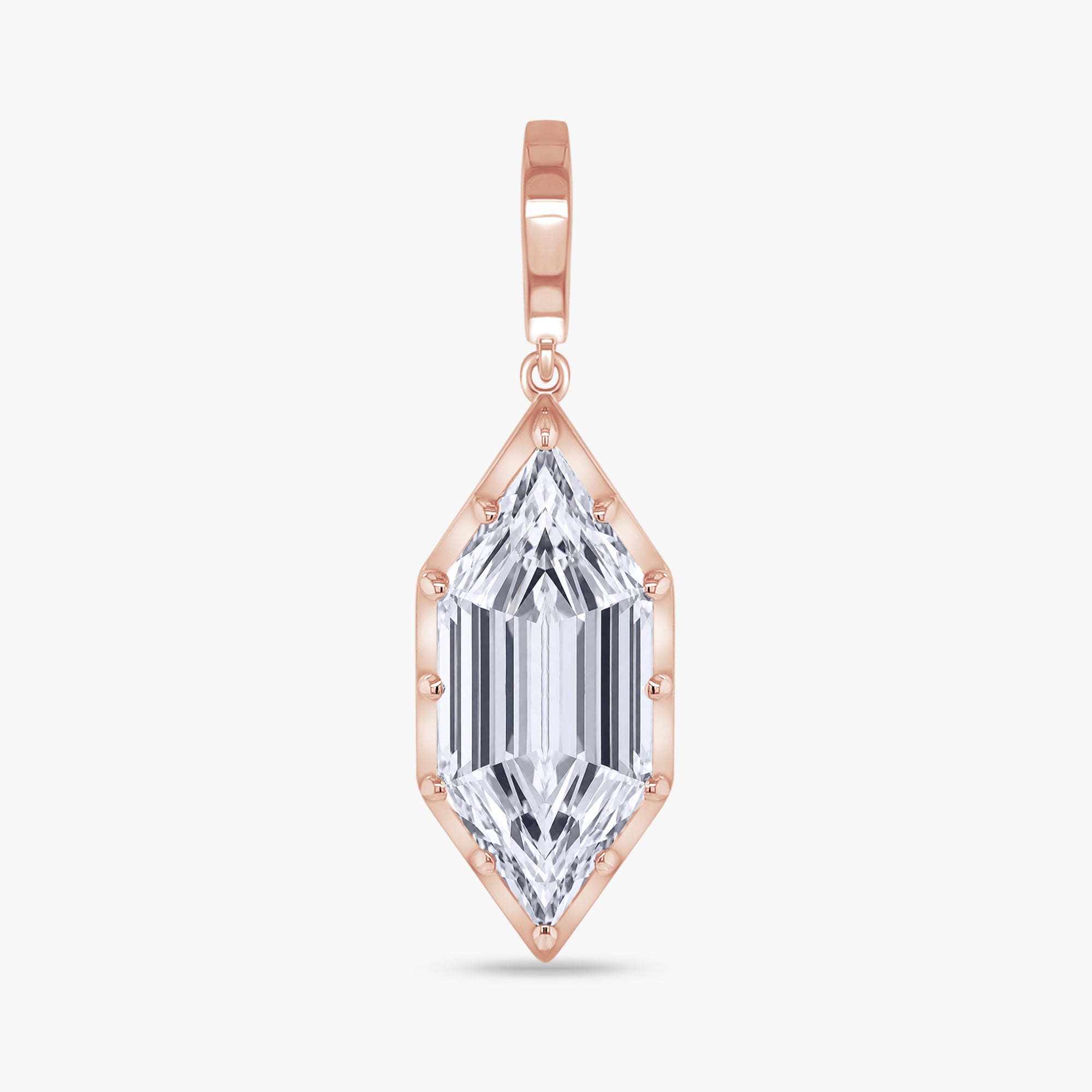 5.00 Carat Dutch Marquise Lab Grown Diamond Solitaire Pendant Necklace