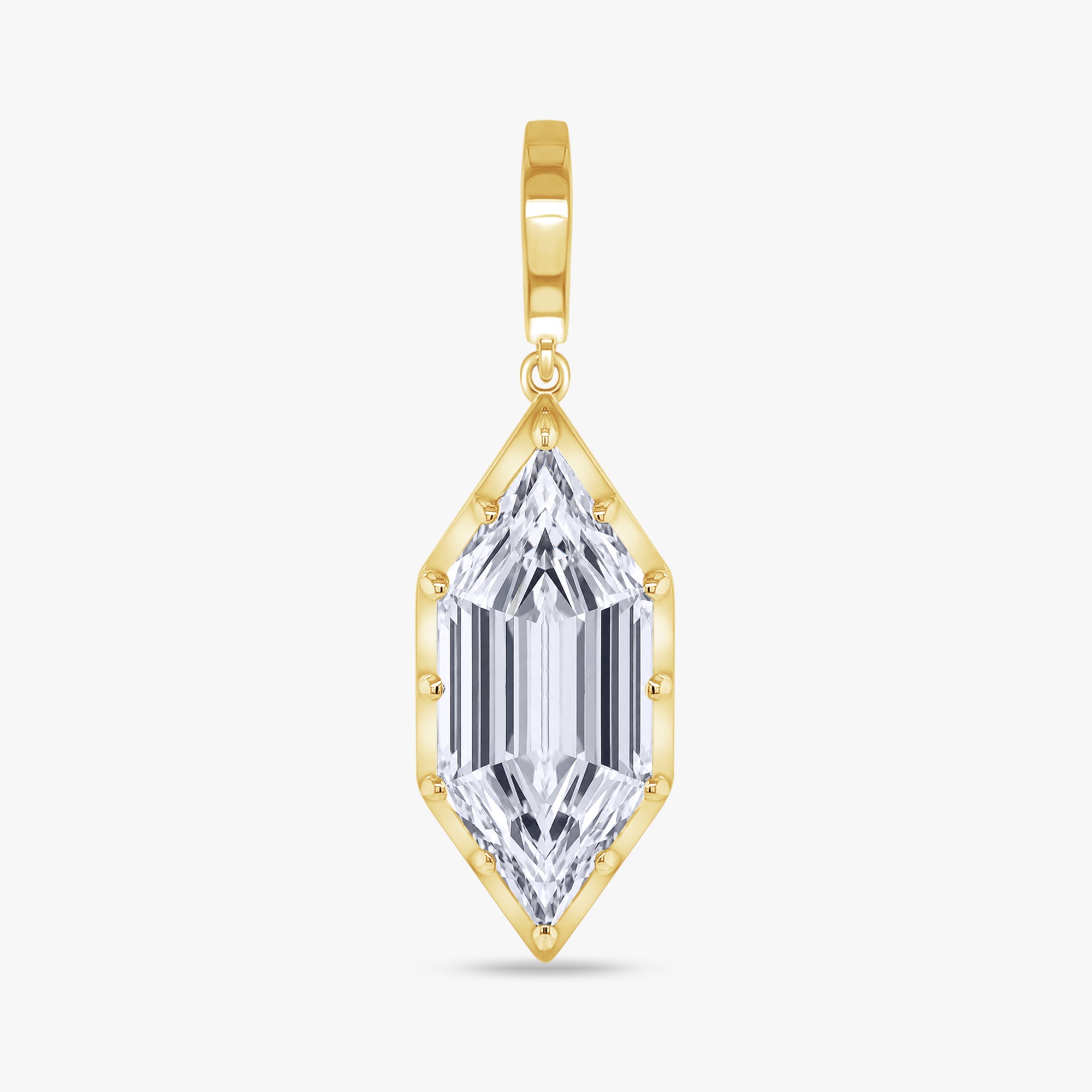 5.00 Carat Dutch Marquise Lab Grown Diamond Solitaire Pendant Necklace