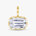 8.00 Carat Ashoka Cut Lab Grown Diamond Solitaire Pendant Necklace