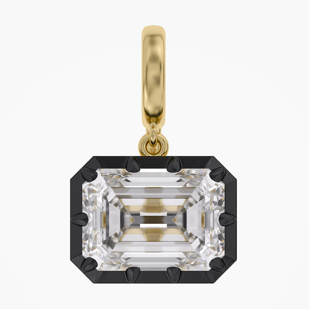 Lab Grown Georgian Style Pendants With Openable Bail