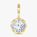 2.90 Carat Round Cut Lab Grown Diamond Solitaire Pendant Necklace