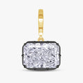 4.90 Carat Emerald Cut Lab Grown Diamond Solitaire Pendant Necklace