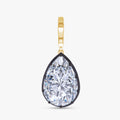 4.90 Carat Pear Shape Lab Grown Diamond Solitaire Pendant Necklace