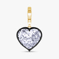 4.90 Carat Heart Shape Lab Grown Diamond Solitaire Pendant Necklace