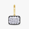 2.90 Carat Emerald Cut Lab Grown Diamond Solitaire Pendant Necklace