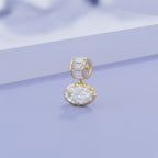 3.75 CTW Oval Cut Lab Grown Diamond Charm Pendant
