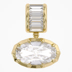 3.75 CTW Oval Cut Lab Grown Diamond Charm Pendant