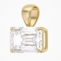 2.00 CTW Emerald Cut Lab Grown Diamond Solitaire Pendant