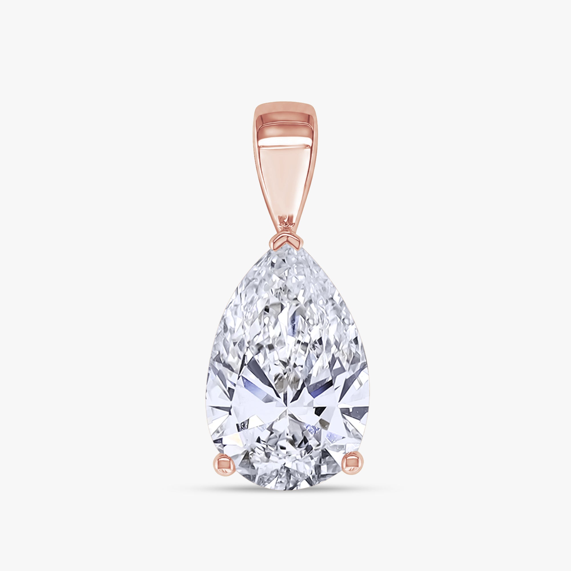 2 CTW Pear Brilliant Cut Diamond Pendant
