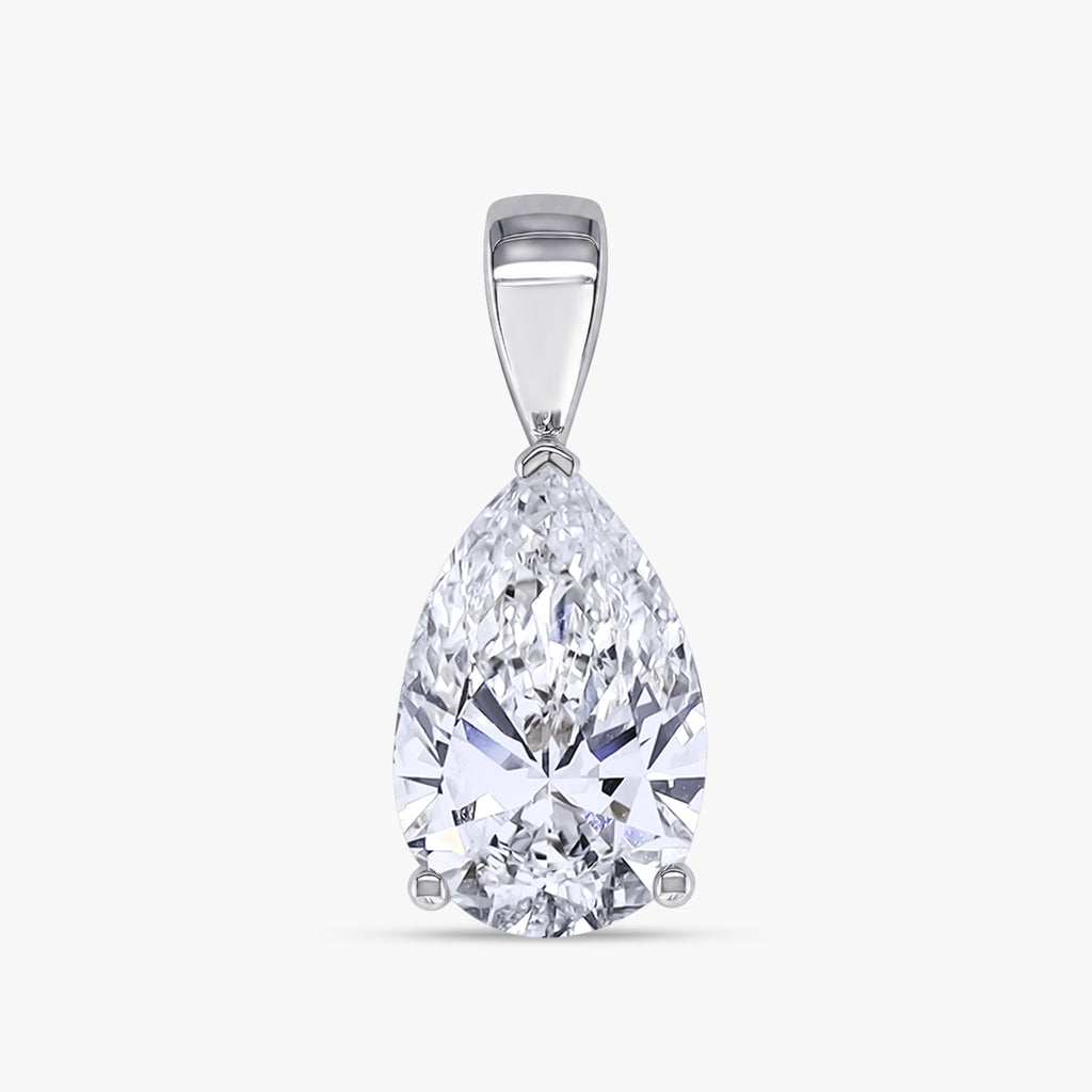 2 CTW Pear Brilliant Cut Diamond Pendant