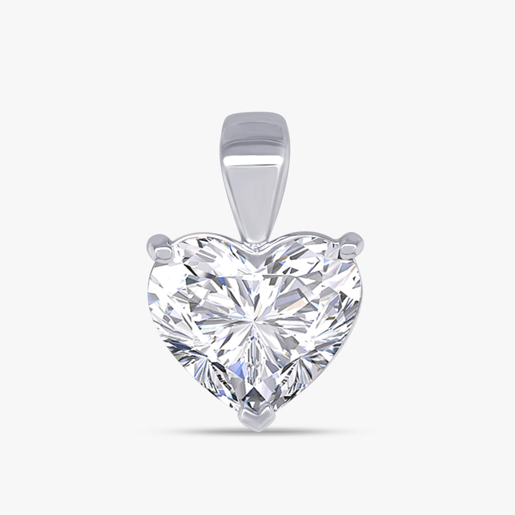 2.03 CTW Heart Brilliant Cut Diamond Pendant