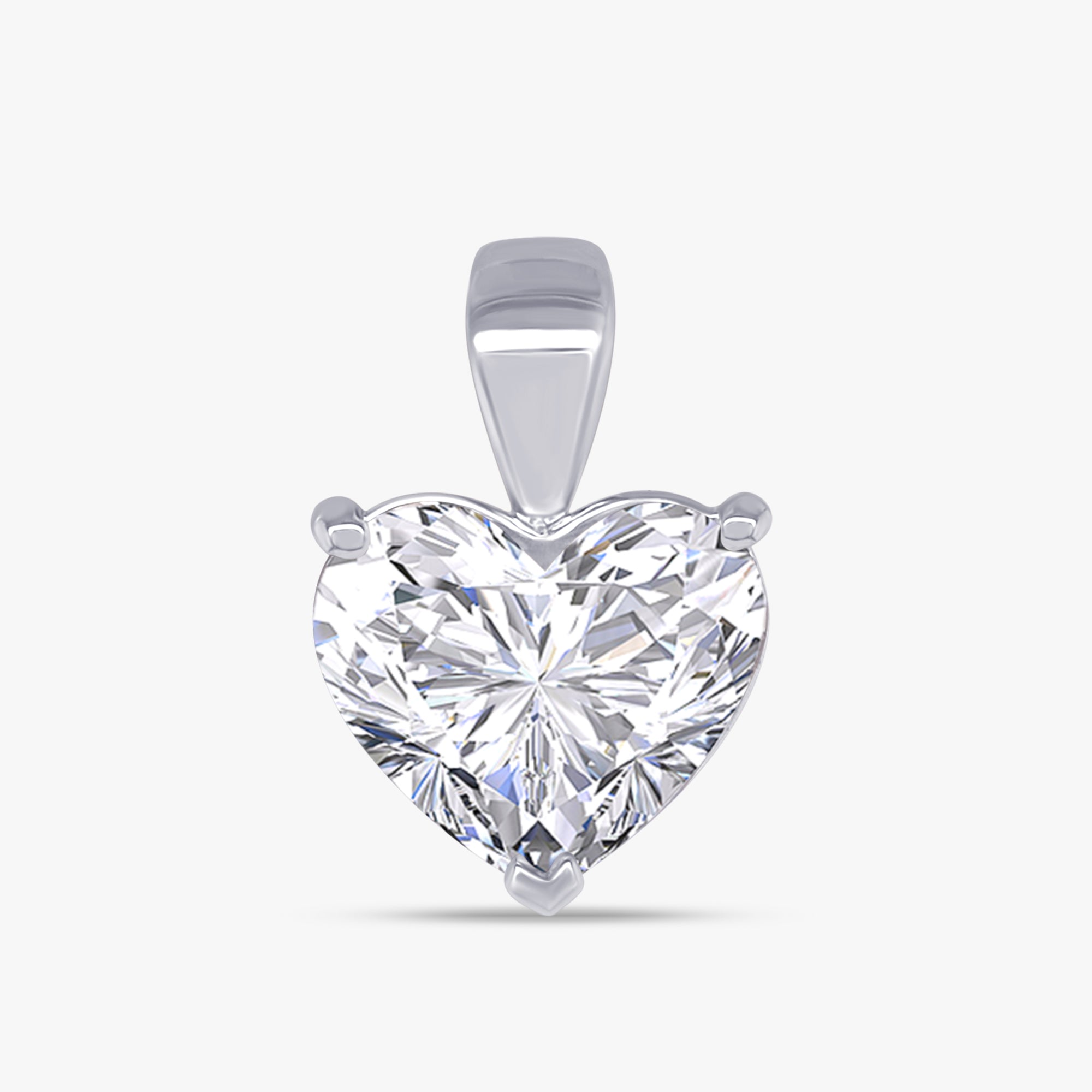 2.03 CTW Heart Brilliant Cut Diamond Pendant