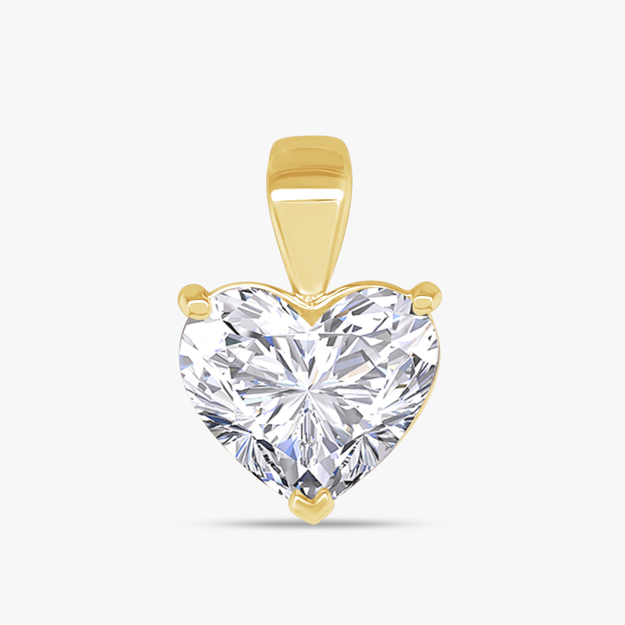 2.03 CTW Heart Brilliant Cut Diamond Pendant