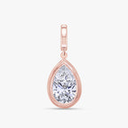 2.00 CTW Pear Shape Lab Grown Diamond Prong Set Pendant