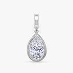 2.00 CTW Pear Shape Lab Grown Diamond Prong Set Pendant