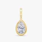 2.00 CTW Pear Shape Lab Grown Diamond Prong Set Pendant