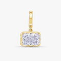 1.91 CTW Radiant Shape Lab Grown Diamond Prong Set Pendant