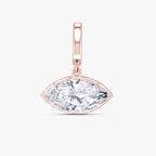 1.93 CTW Marquise Cut Lab Grown Diamond Classic Solitaire Pendant