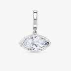 1.93 CTW Marquise Cut Lab Grown Diamond Classic Solitaire Pendant