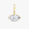 1.93 CTW Marquise Cut Lab Grown Diamond Classic Solitaire Pendant