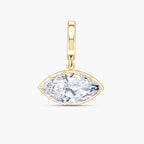 1.93 CTW Marquise Cut Lab Grown Diamond Classic Solitaire Pendant