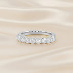 1.00 CTW Round Lab Grown Diamond Floral Ring