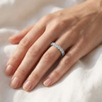 1.00 CTW Round Lab Grown Diamond Floral Ring