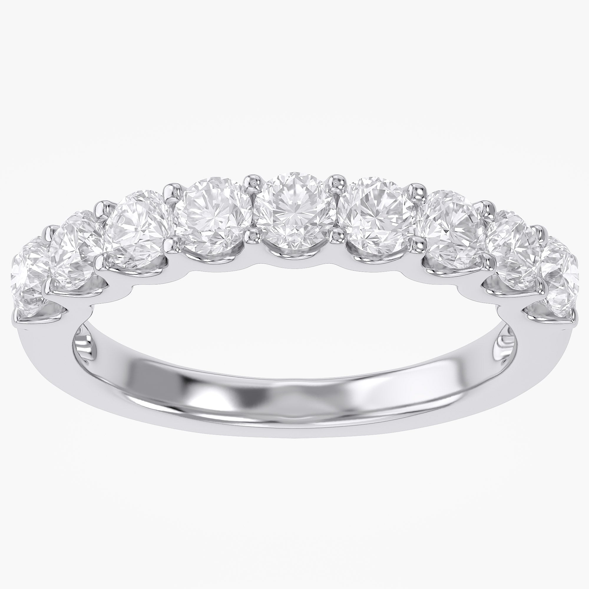 1.00 CTW Round Lab Grown Diamond Floral Ring