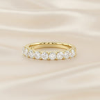 1.00 CTW Round Lab Grown Diamond Floral Ring