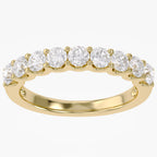 1.00 CTW Round Lab Grown Diamond Floral Ring