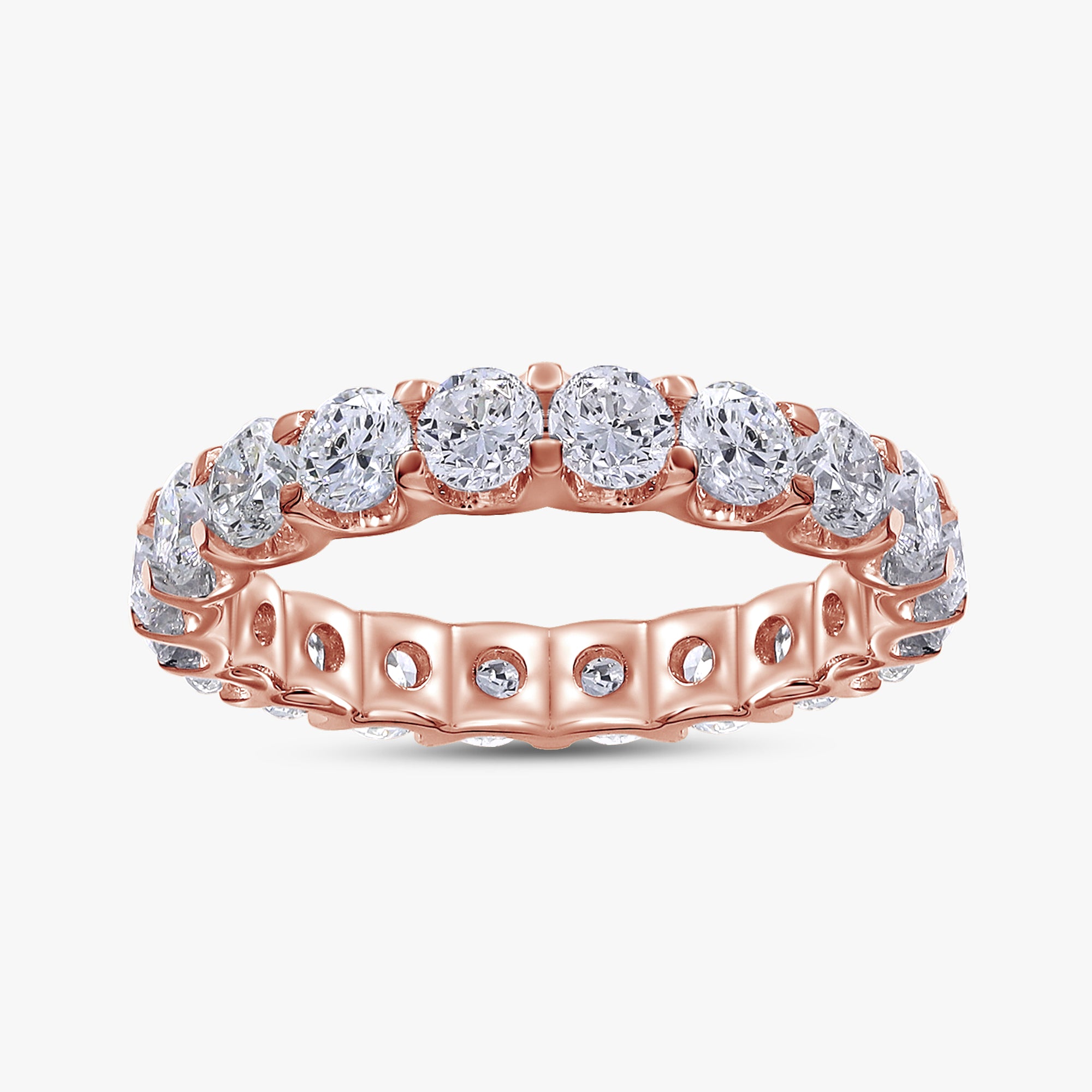 2.50 Carat Round Cut Lab Grown Diamond Full Eternity Ring