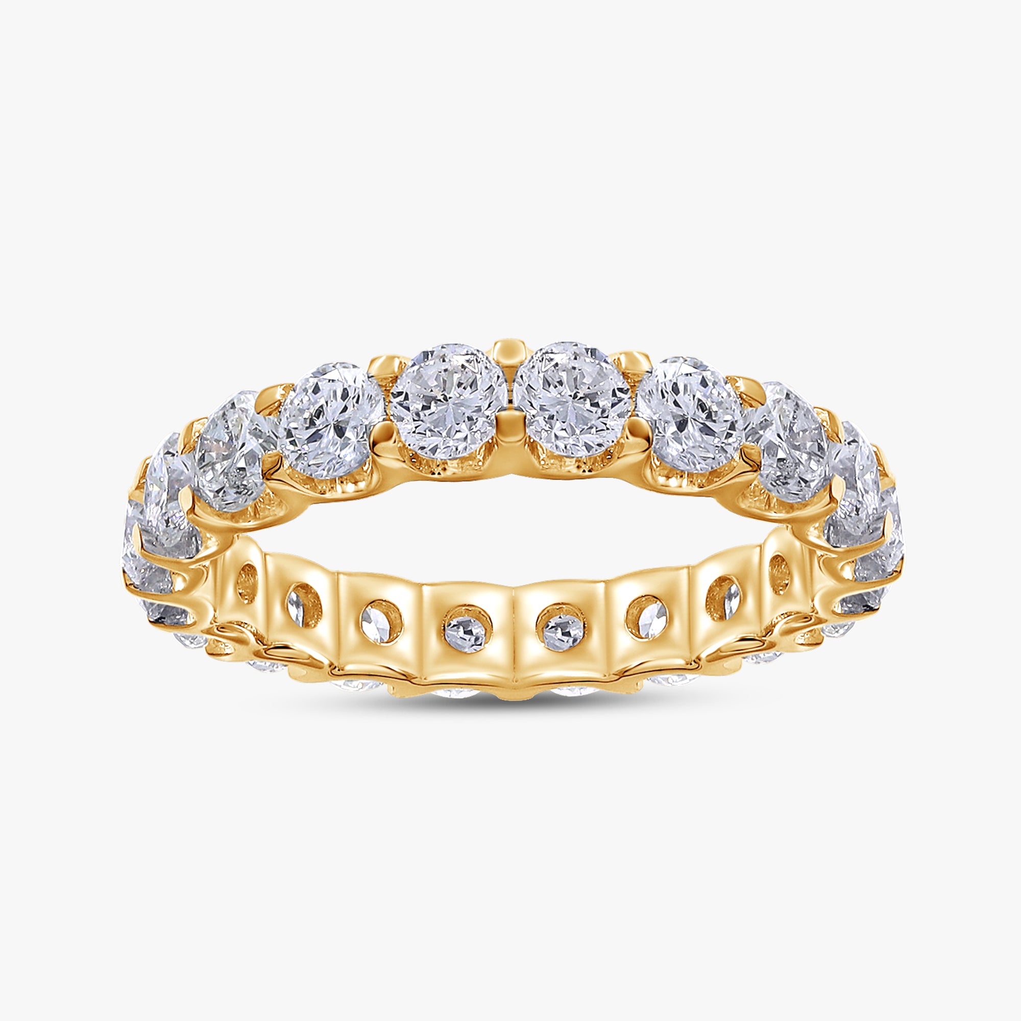 2.50 Carat Round Cut Lab Grown Diamond Full Eternity Ring