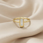 Baguette Shape 0.65 Carat Lab Grown Diamond Solitaire Rings