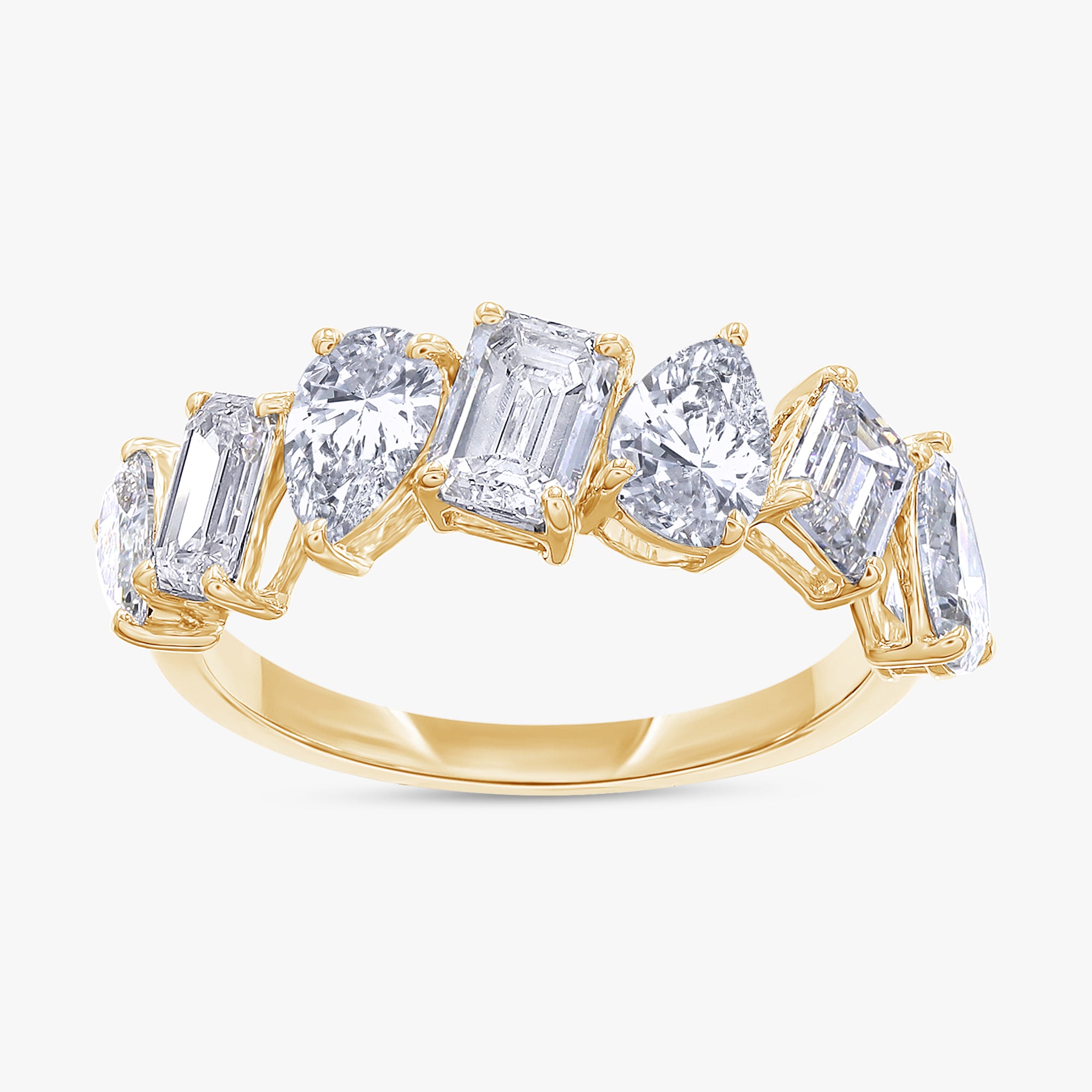 1.75 Carat Lab Grown Diamond 7-Stone Engagement Ring