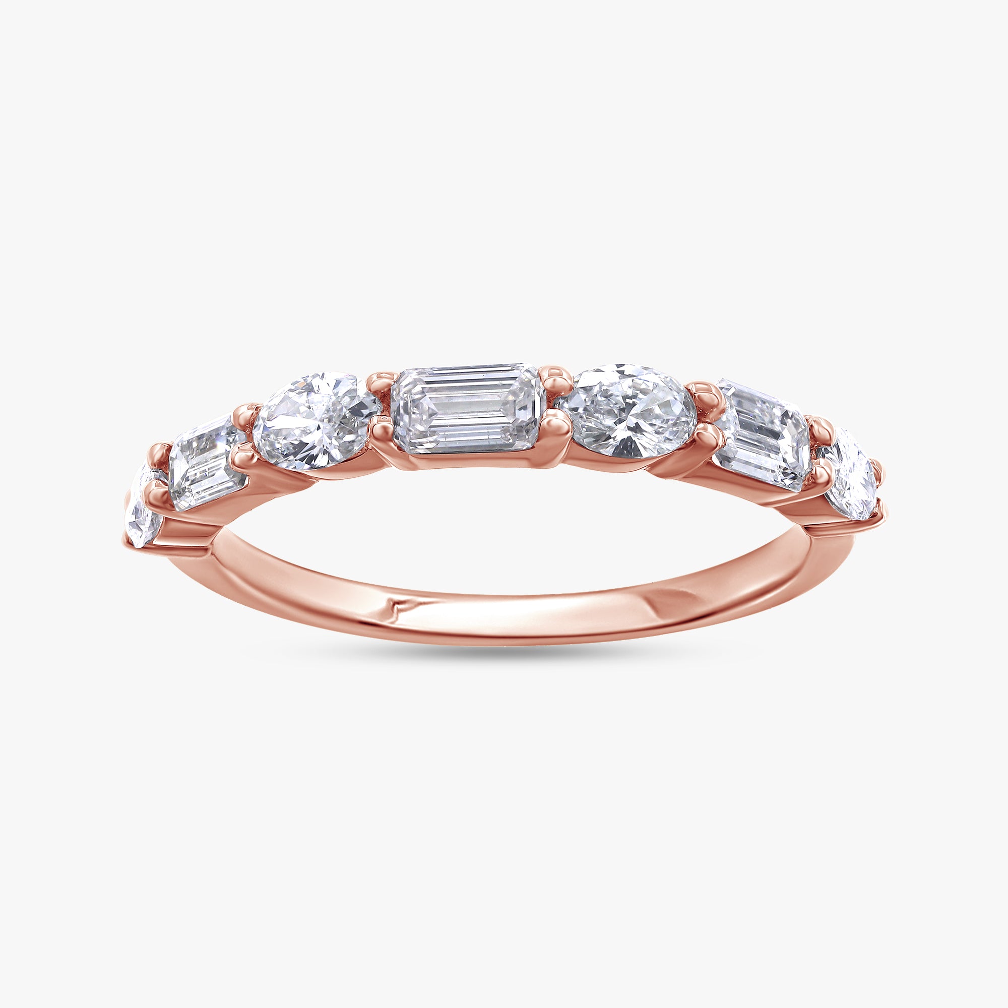 1.05 Carat Lab Grown Diamond 7 Stone Engagement Ring
