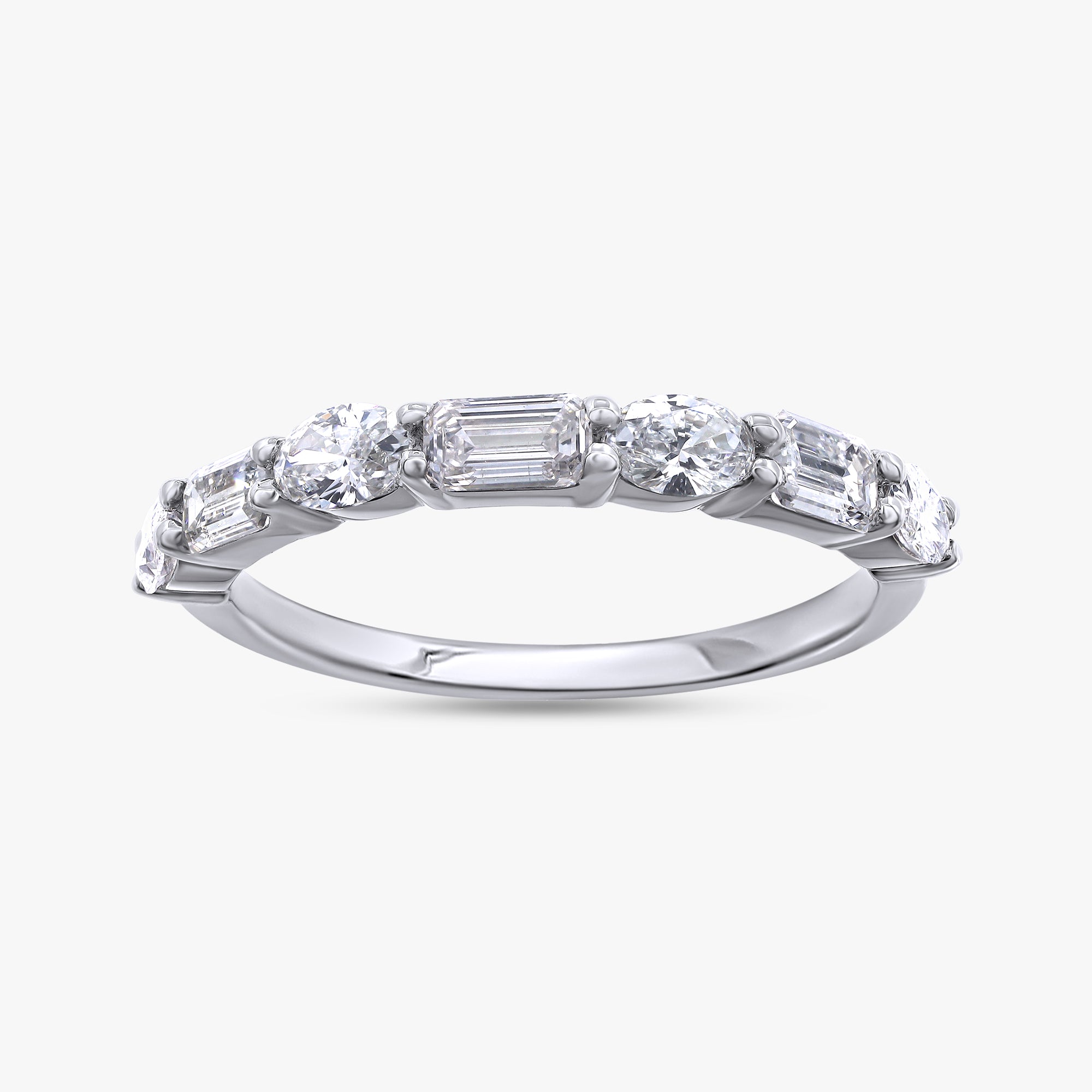 1.05 Carat Lab Grown Diamond 7 Stone Engagement Ring