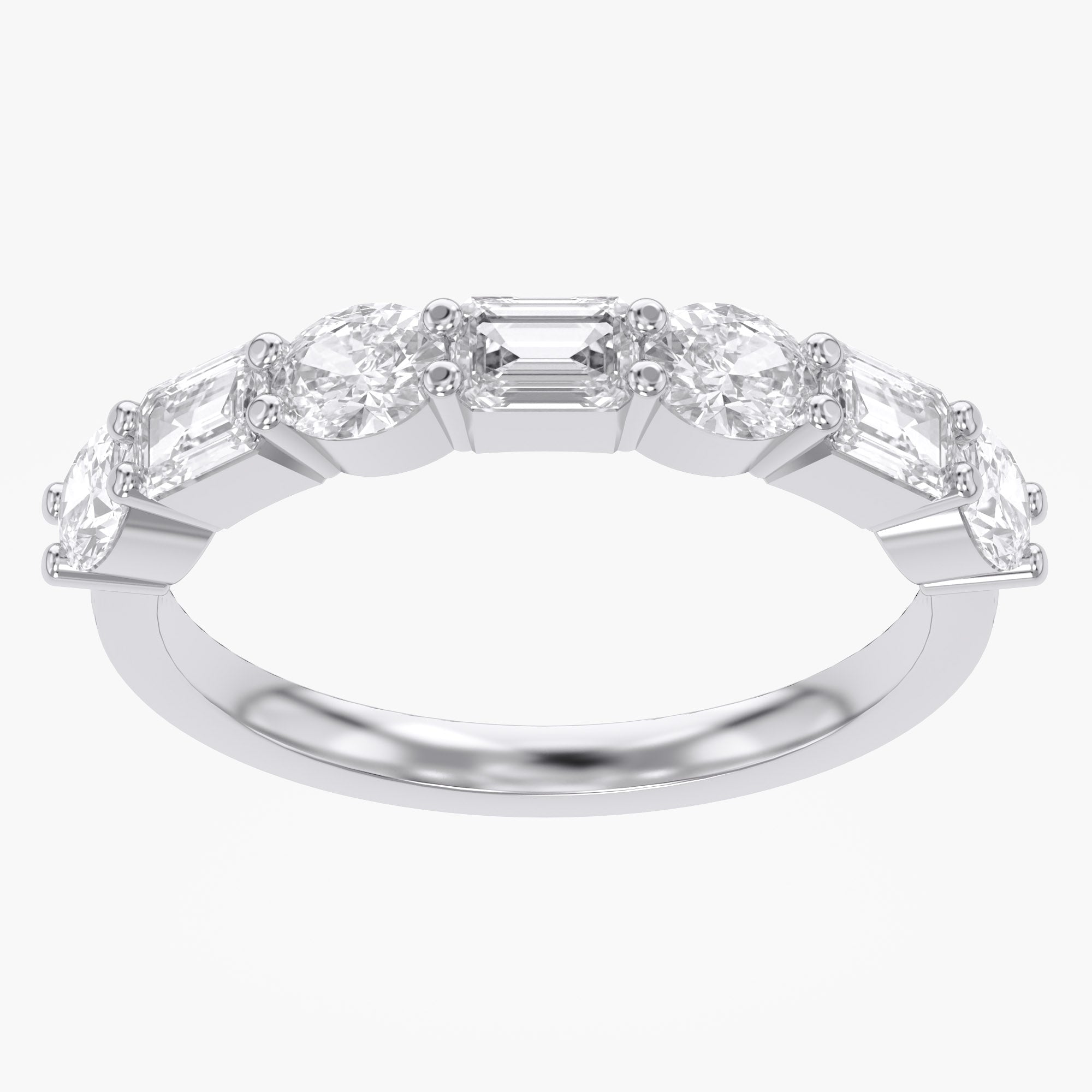 1.05 Carat Lab Grown Diamond 7 Stone Engagement Ring