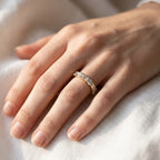 1.05  TCW Lab Grown Diamond 7 Stone Engagement Ring