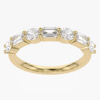 1.05  TCW Lab Grown Diamond 7 Stone Engagement Ring