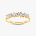 0.50 Carat Lab Grown Diamond 7-Stone Engagement Ring