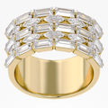 Marquise and Baguette Shape 2.31 Carat Lab Grown Diamond Engagement Ring