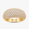 1.85 Carat Round Cut Lab Grown Diamond Cluster Ring