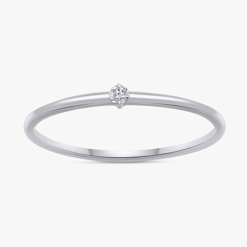 0.02  Round Shape  Carat Lab Grown Diamond Solitaire Rings