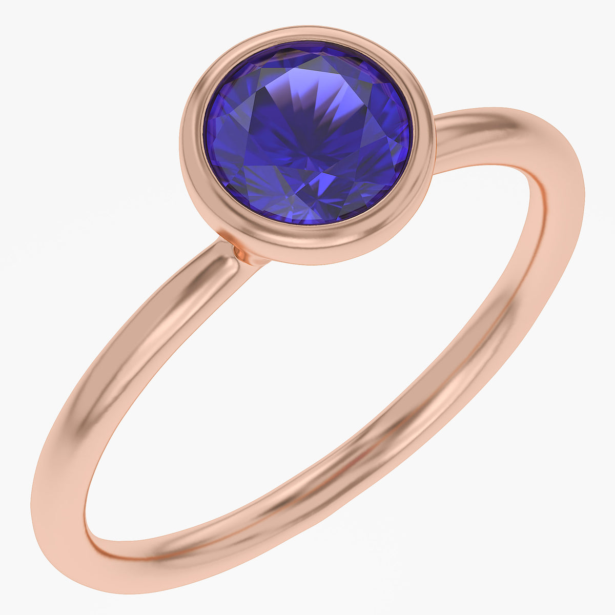 1.35 Carat Lab Grown Gemstone Solitaire Engagement Ring