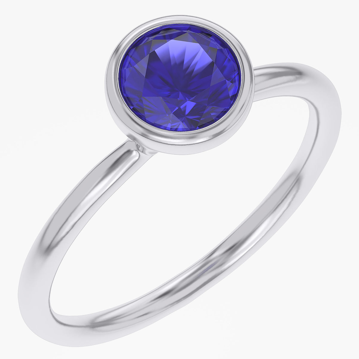 1.35 Carat Lab Grown Gemstone Solitaire Engagement Ring